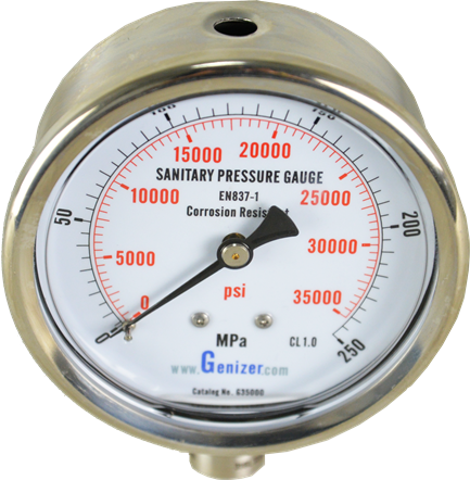 Sanitary High Pressure Gauge